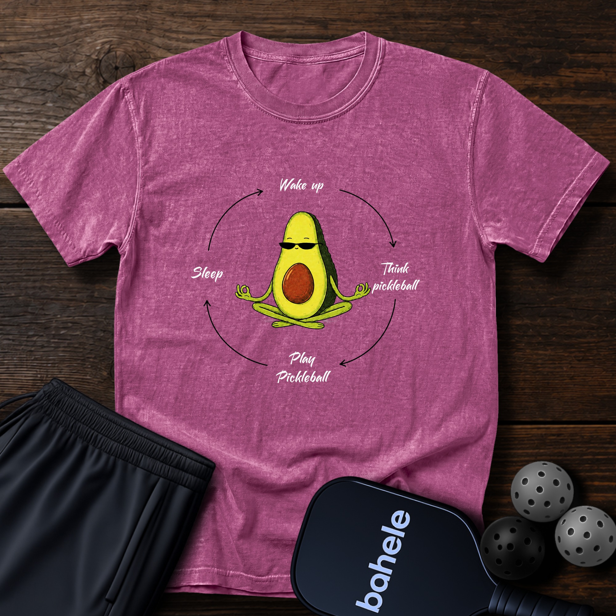 Pickleball Daily Routine Tee