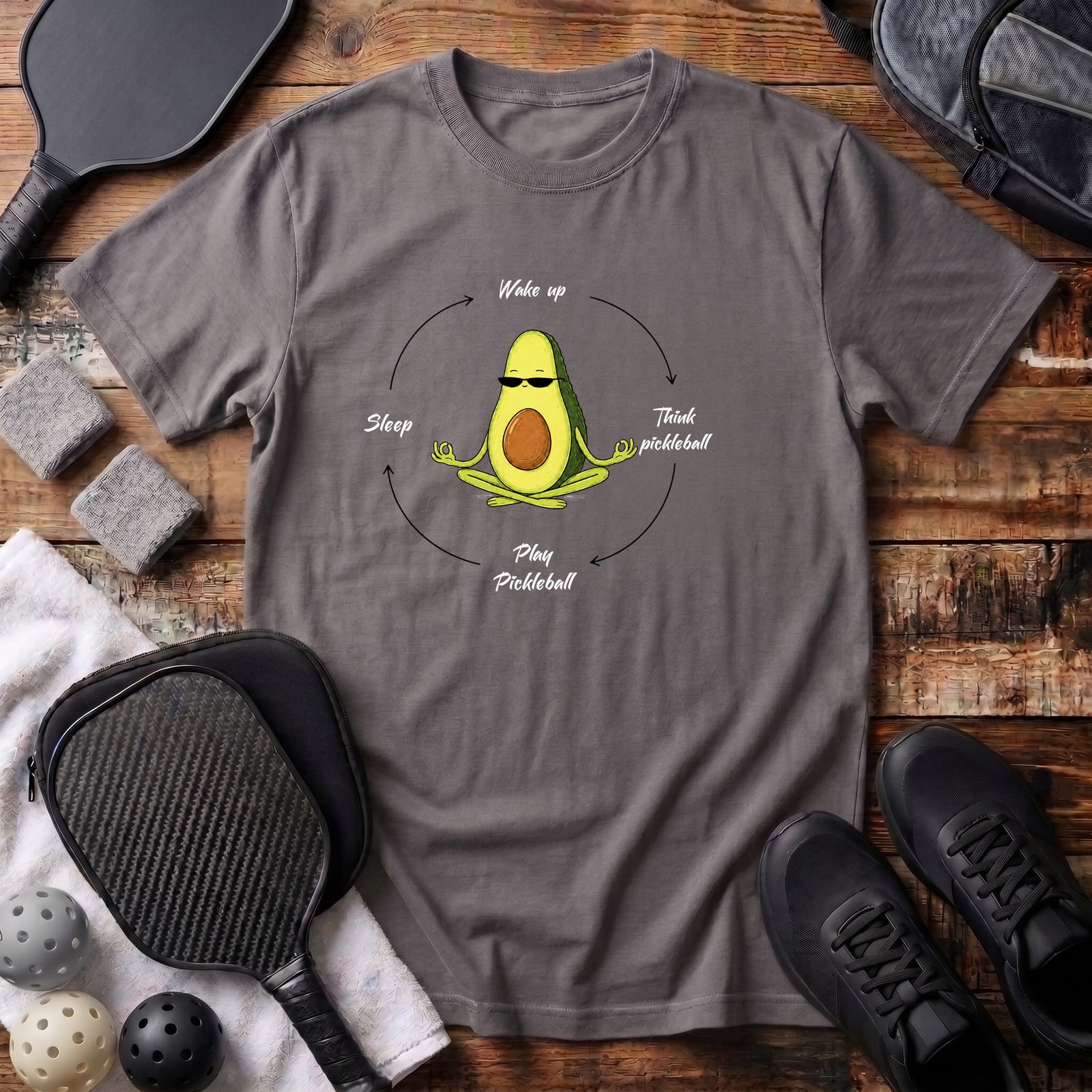 Pickleball Daily Routine Tee