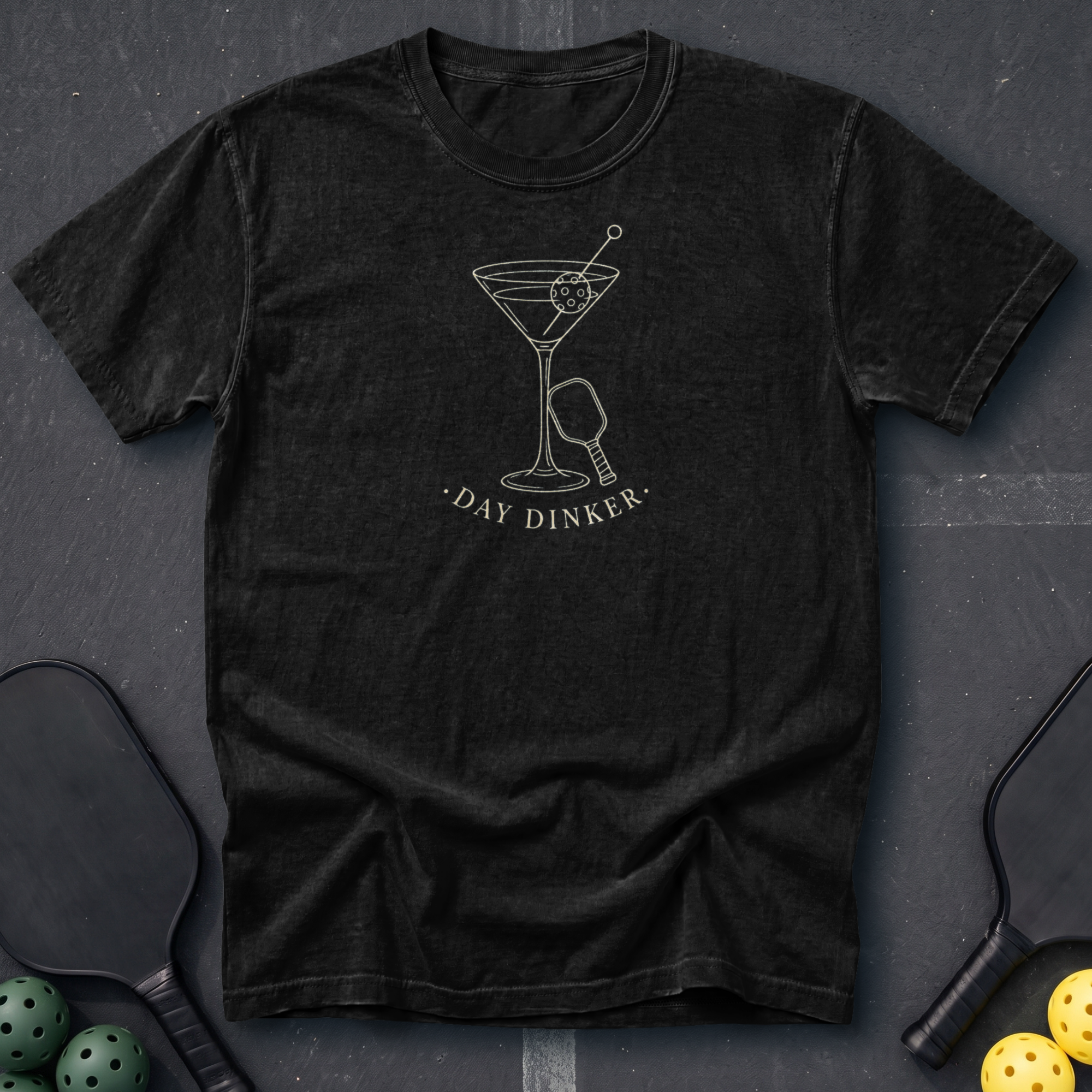 Day Dinker Line Art Tee