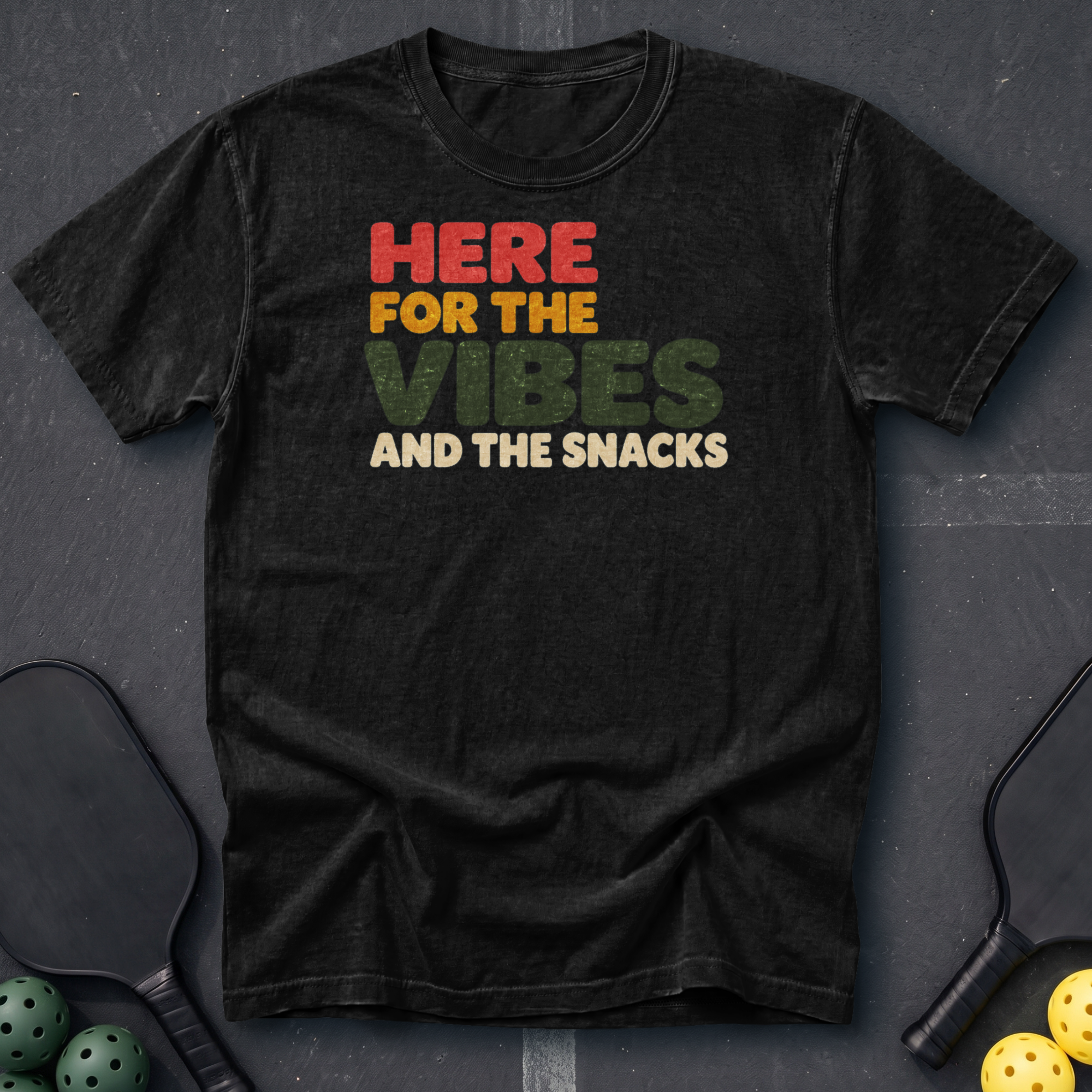 Here For The Vibes And The Snacks Tee