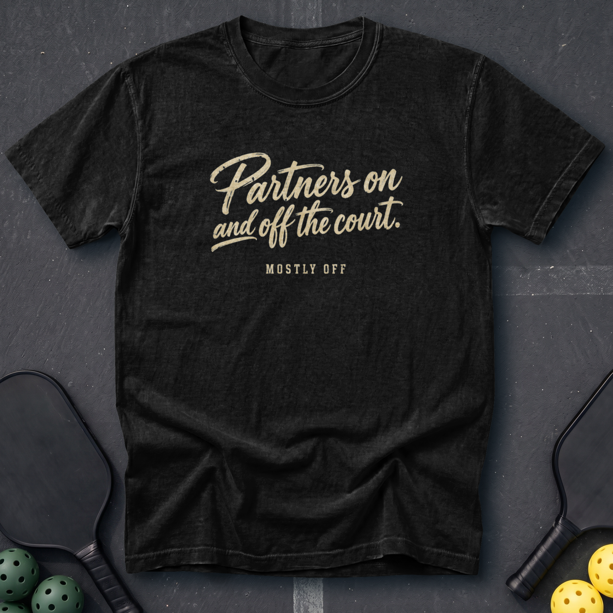 Partners On And Off The Court Tee