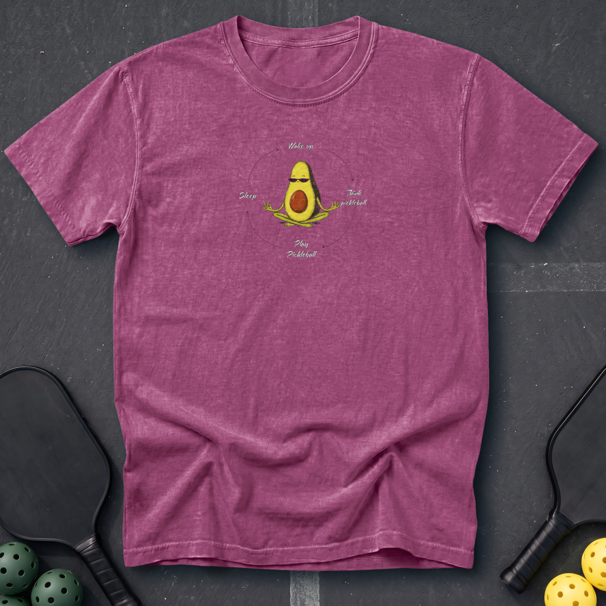 Pickleball Daily Routine Tee