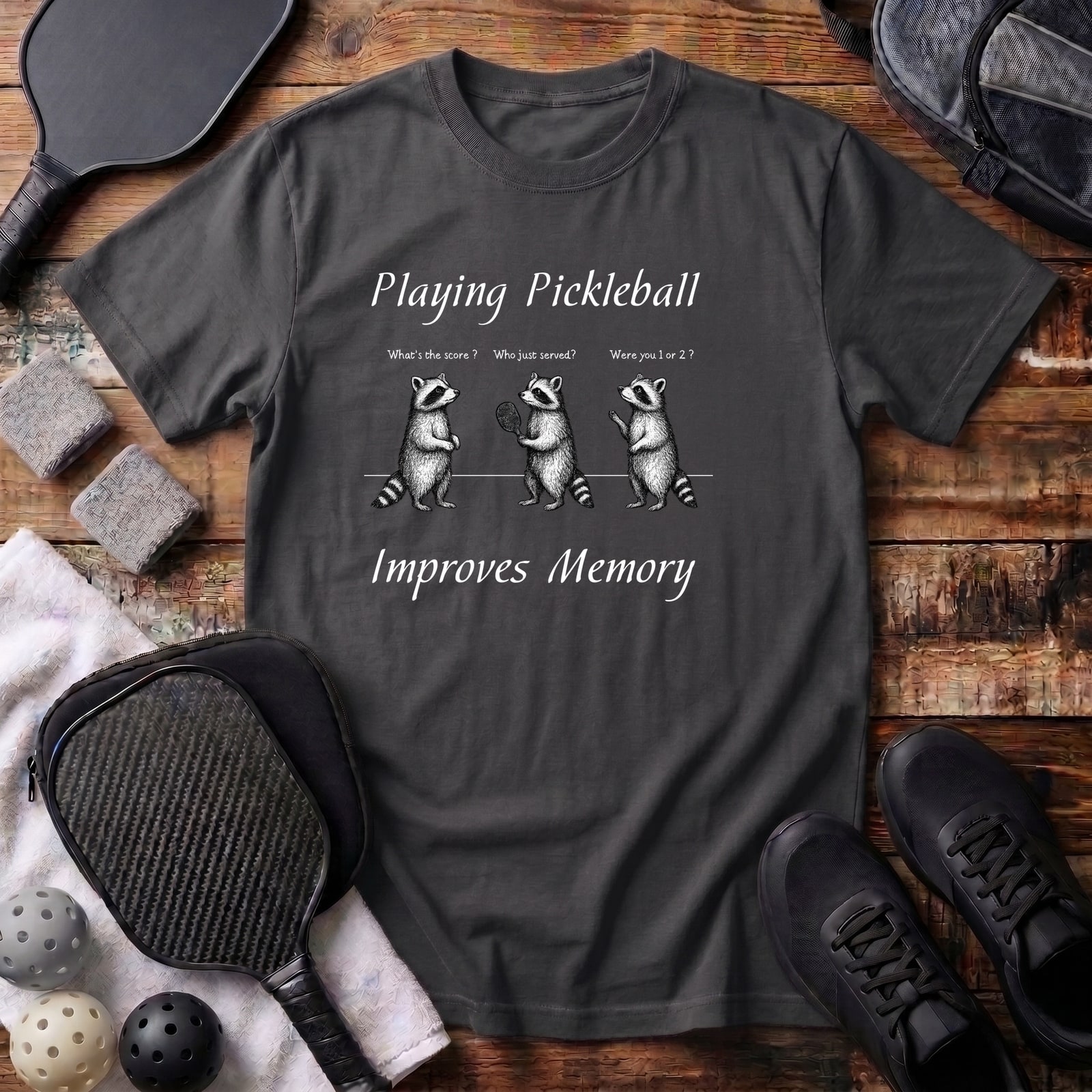 Playing Pickleball Improves Memory Tee