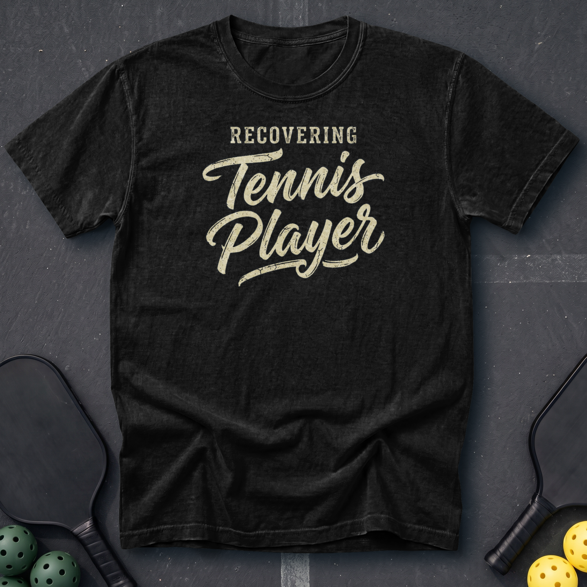 Recovering Tennis Player Tee