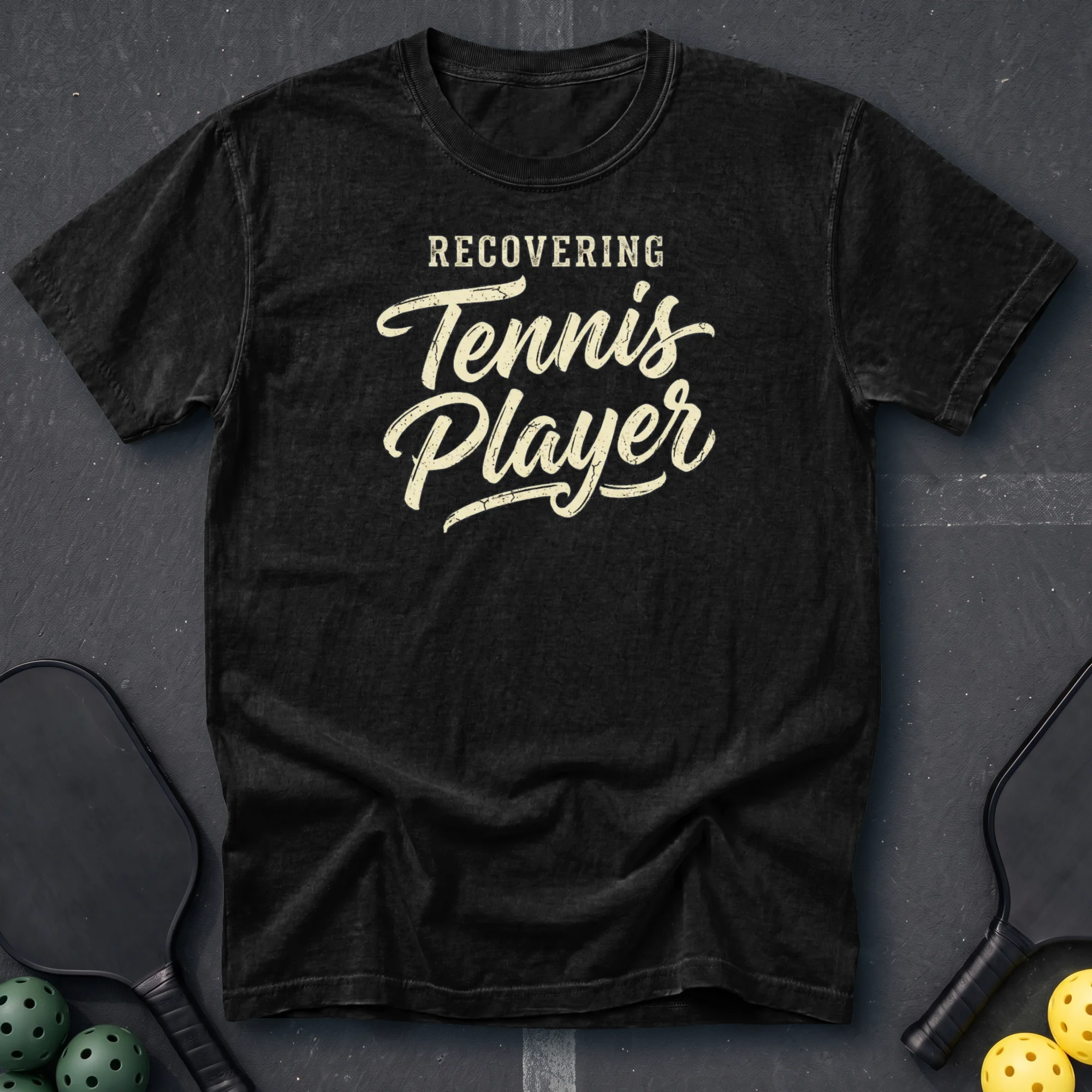 Recovering Tennis Player Tee